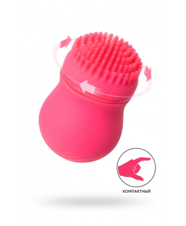 Розовый стимулятор клитора PPP CURU-CURU BRUSH ROTER