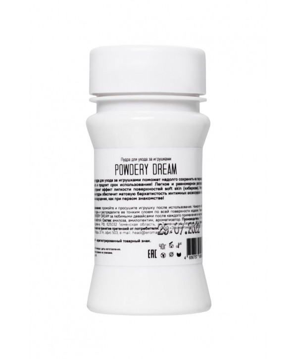 Пудра для ухода за игрушками Powdery Dream с ароматом манго и орхидеи - 40 гр.
