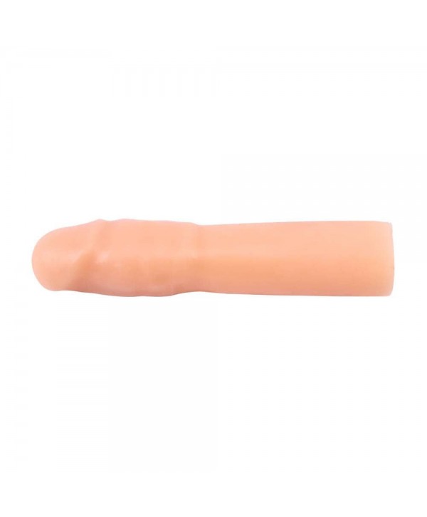 Телесная насадка-удлинитель Real Feel Sleeve - 16,8 см.