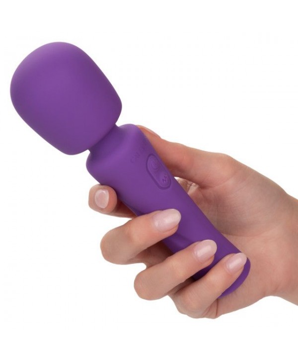 Фиолетовый ванд Stella Liquid Silicone Massager - 17,25 см.