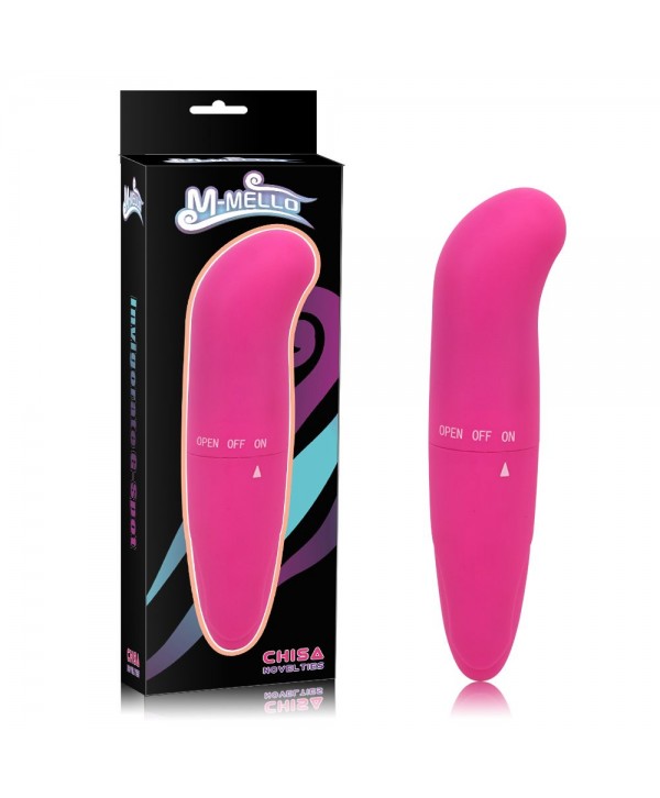 Розовый мини-вибратор точки G M-Mello - 12 см.