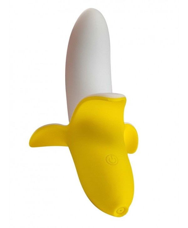 Оригинальный мини-вибратор в форме банана Mini Banana - 13 см.