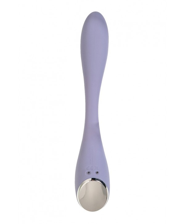 Сиреневый гибкий вибратор Satisfyer G-Spot Flex 5+ - 19,6 см.