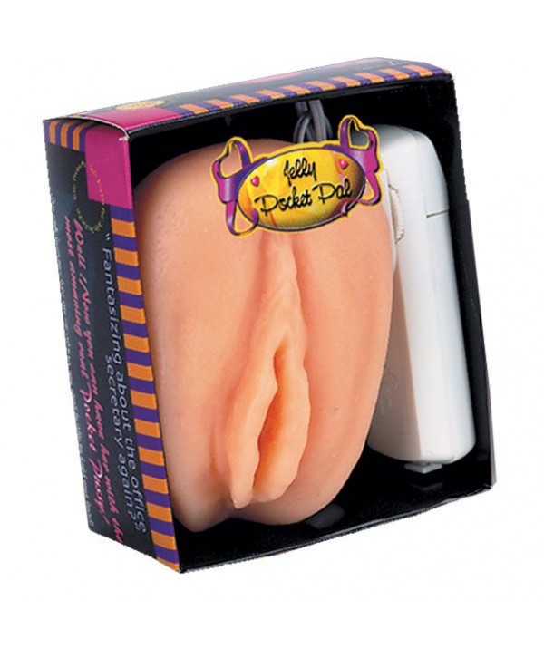 Мастурбатор-вагина с вибрацией ELLY POCKET PAL VAGINA MULTISPEED