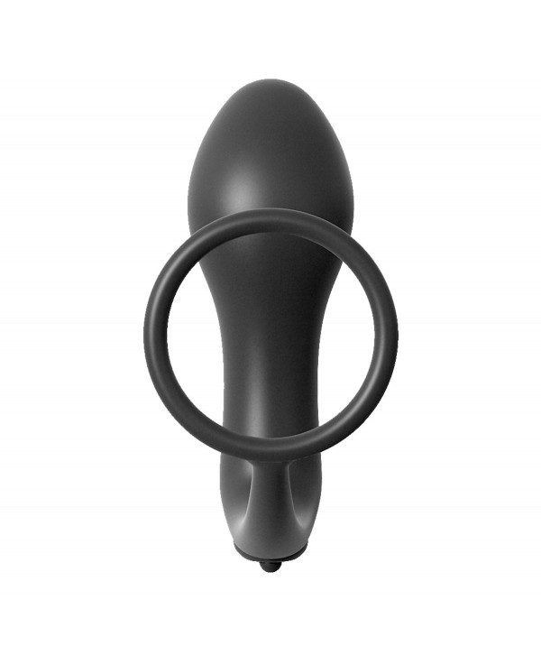Анальная пробка с вибрацией с эрекционным кольцом Ass-Gasm Cockring Vibrating Plug 