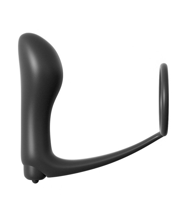 Анальная пробка с вибрацией с эрекционным кольцом Ass-Gasm Cockring Vibrating Plug 