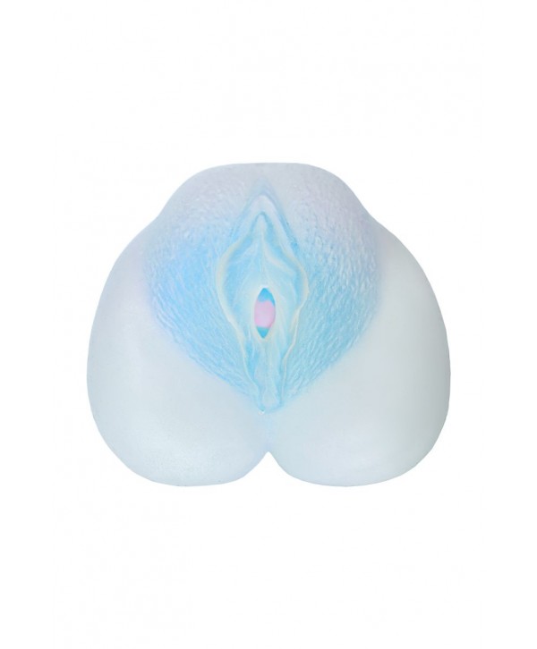 Прозрачный реалистичный мастурбатор Juicy Pussy Crystal Wave