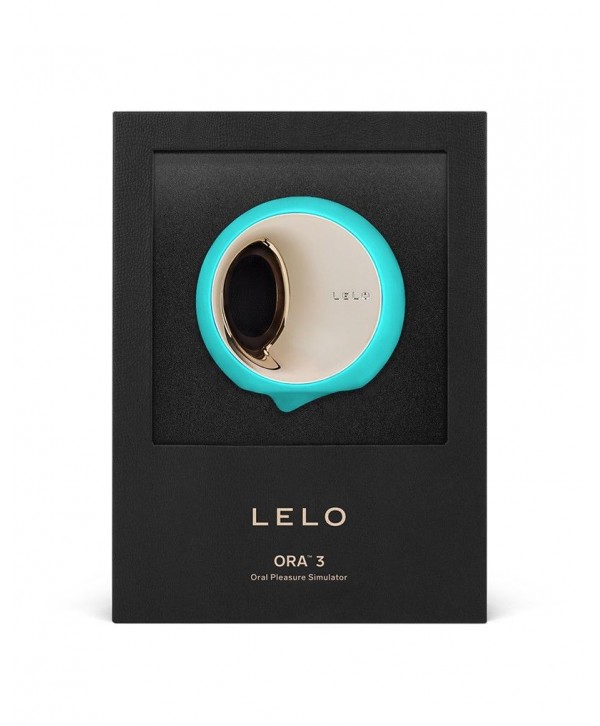 Аквамариновый клиторальный стимулятор Lelo Ora 3