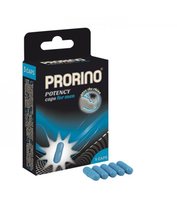 БАД для мужчин ero black line PRORINO Potency Caps for men - 5 капсул
