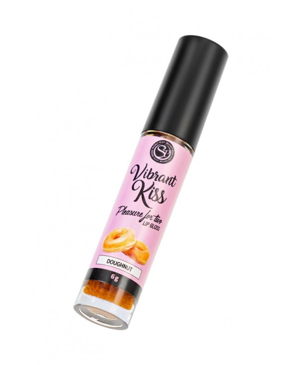 Бальзам для губ Lip Gloss Vibrant Kiss со вкусом пончиков - 6 гр.