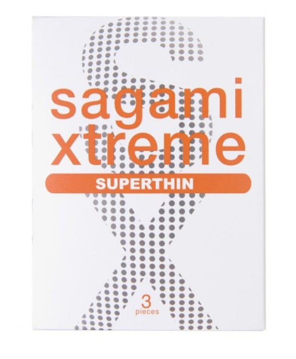 Ультратонкие презервативы Sagami Xtreme Superthin - 3 шт.