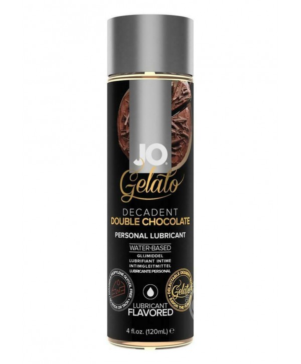 Лубрикант с ароматом шоколада JO GELATO DECADENT DOUBLE CHOCOLATE - 120 мл.