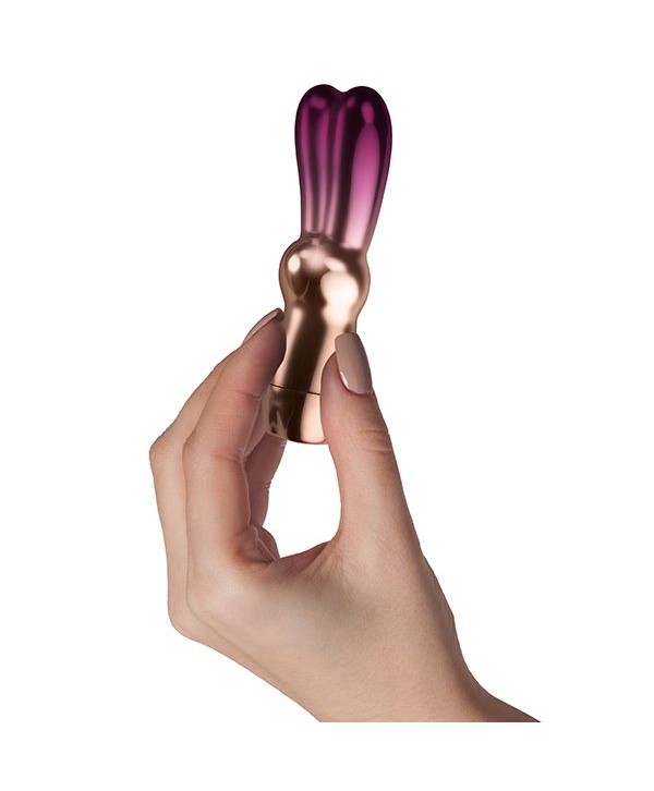 Фиолетовый клиторальный зайчик Climaximum Bella - 10 см.