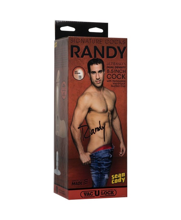 Фаллоимитатор с мошонкой Randy 8.5  ULTRASKYN Cock - 21,6 см.