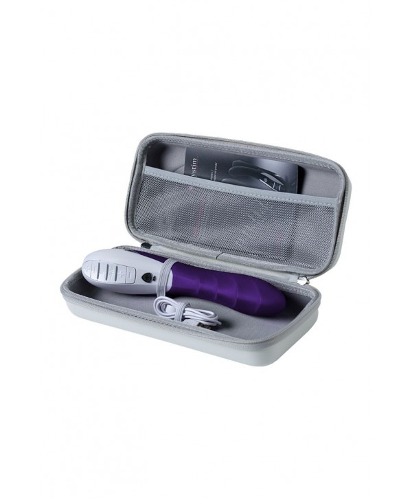 Фиолетовый вибратор Mystim Sassy Simon - 27 см.