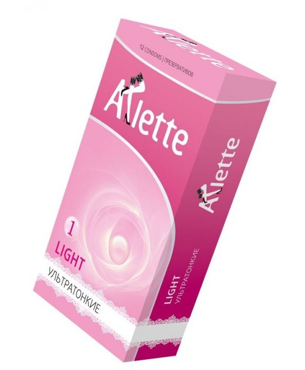 Ультратонкие презервативы Arlette Light - 12 шт.