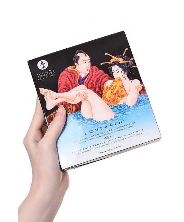 Соль для ванны Lovebath Ocean temptation, превращающая воду в гель - 650 гр. 