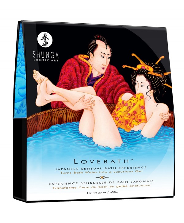 Соль для ванны Lovebath Ocean temptation, превращающая воду в гель - 650 гр. 
