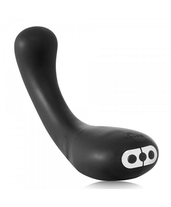Черный гнущийся вибратор G-Kii G-Spot   Clitoral Vibrator - 23 см.