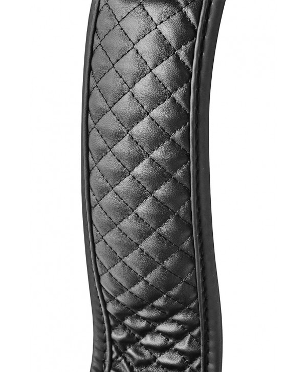 Черный ошейник с поводком COLLAR LEASH DIAMOND