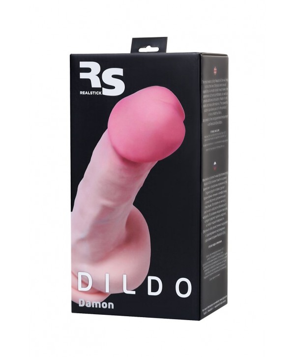 Телесный фаллоимитатор-реалистик Damon - 20 см.