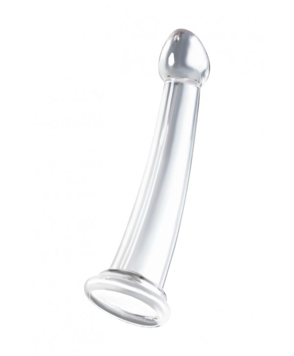 Прозрачный нереалистичный фаллоимитатор Jelly Dildo XL - 22 см.