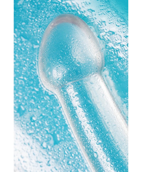 Прозрачный нереалистичный фаллоимитатор Jelly Dildo XL - 22 см.