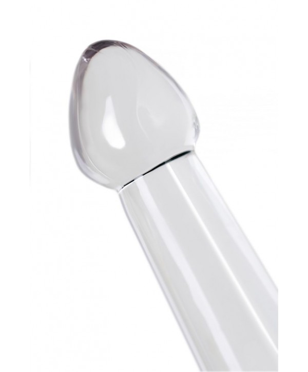 Прозрачный нереалистичный фаллоимитатор Jelly Dildo XL - 22 см.