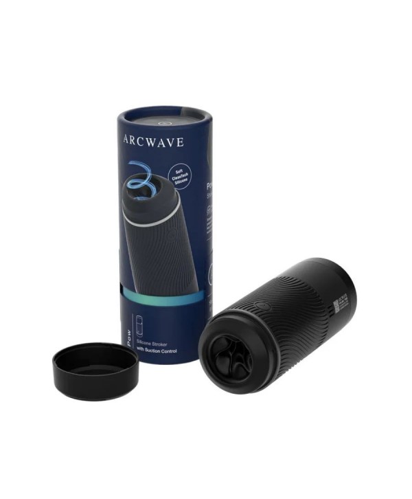 Черный мастурбатор с контролем всасывания Arcwave Pow Stroker