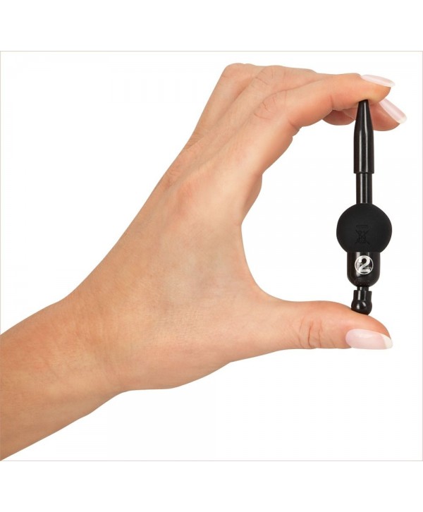 Черный уретральный вибростимулятор Vibrating Penis Plug
