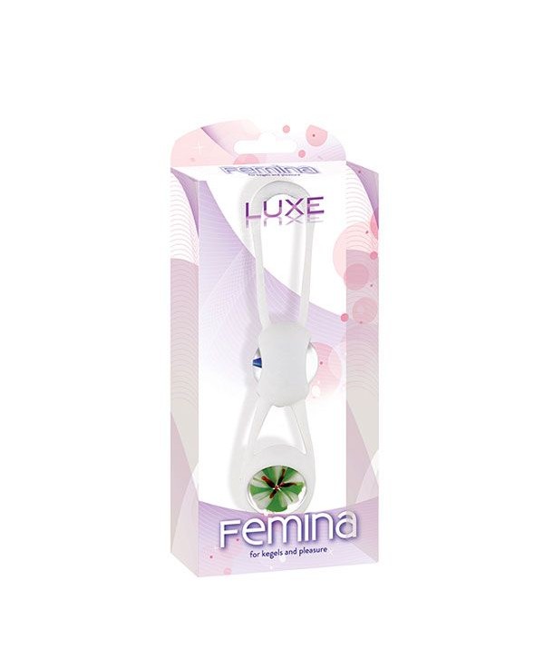Стеклянные вагинальные шарики LUXE FEMINA в мягкой силиконовой оболочке