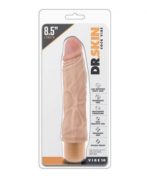 Телесный вибратор-реалистик Cock Vibe 10 - 21,6 см.