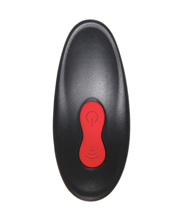 Черный вибростимулятор простаты Adam s Rechargeable - 11,7 см.