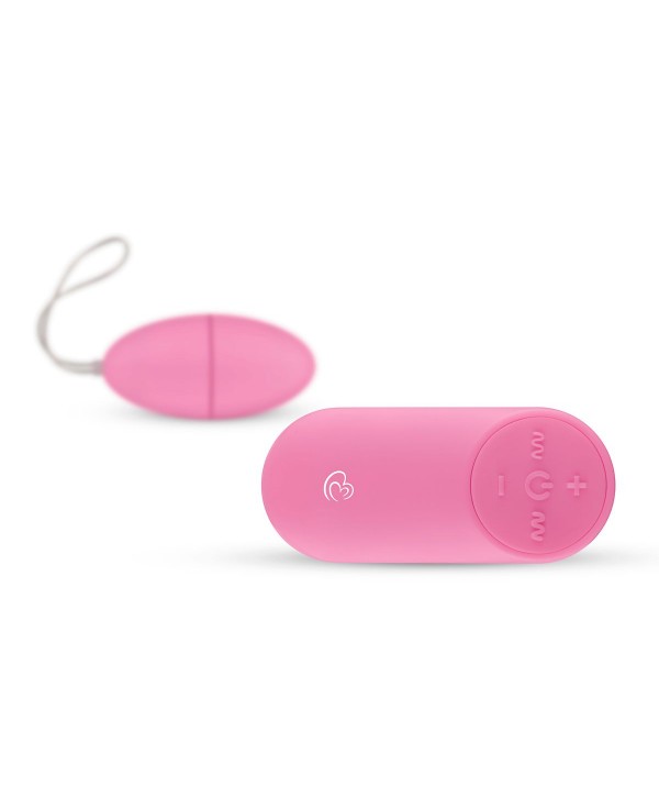 Розовое виброяйцо Vibrating Egg с пультом ДУ