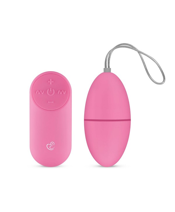 Розовое виброяйцо Vibrating Egg с пультом ДУ