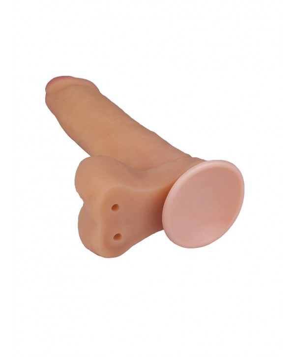 Телесный фаллоимитатор на присоске BEST COCK 8 - 22 см.