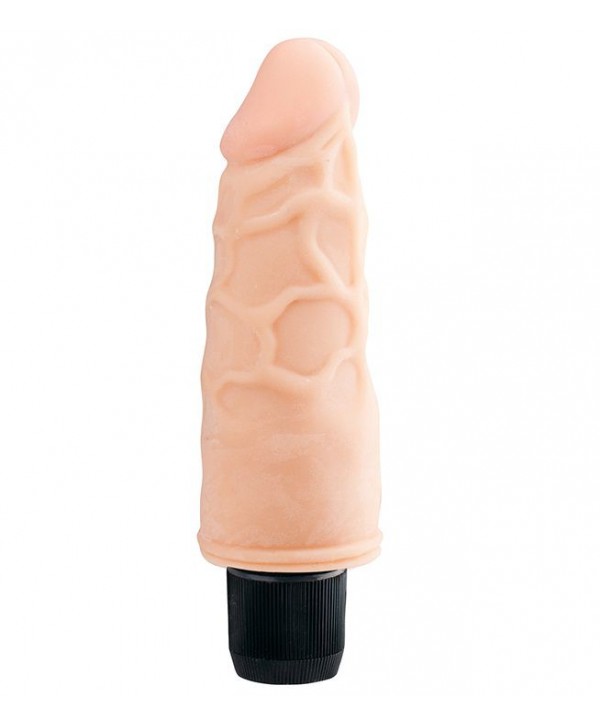 Реалистичный вибратор с венками REALSTUFF 5INCH VIBRATOR - 13 см.
