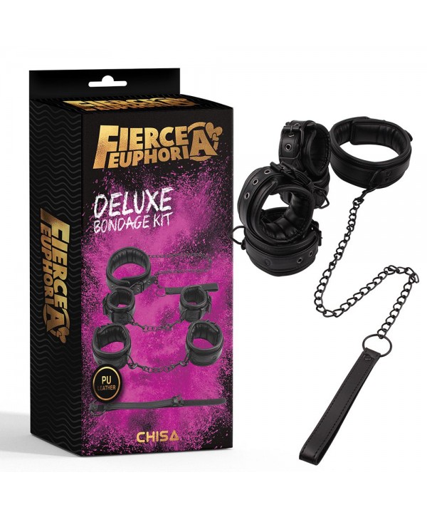 БДСМ-набор из 4 предметов Deluxe Bondage Kit