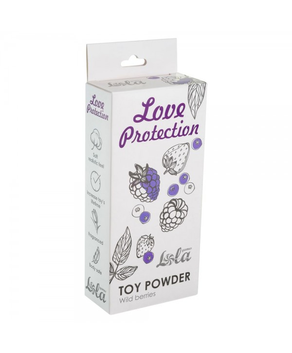 Пудра для игрушек Love Protection с ароматом лесных ягод - 30 гр.