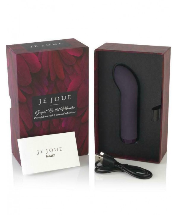 Фиолетовый мини-вибратор G-Spot Bullet - 11,4 см.