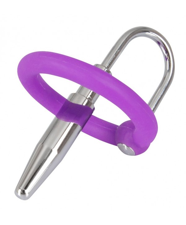 Уретральный плаг с силиконовым кольцом под головку Penis Plug