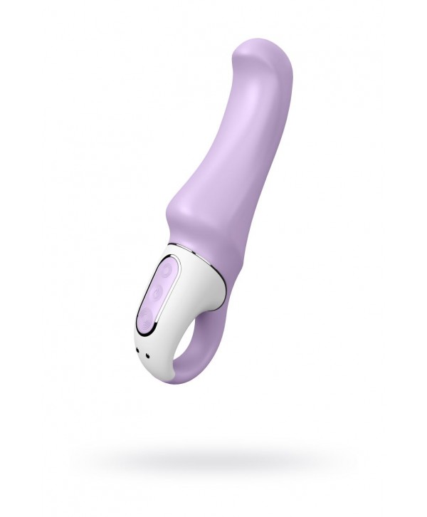 Сиреневый вибратор Satisfyer Charming Smile - 18,5 см.