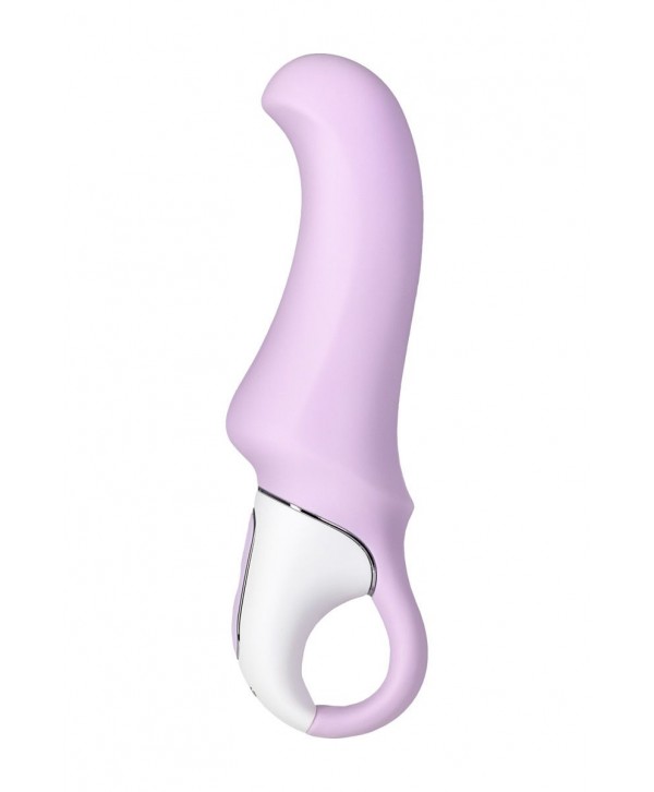 Сиреневый вибратор Satisfyer Charming Smile - 18,5 см.