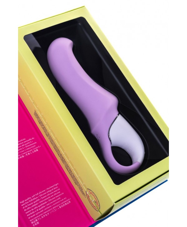 Сиреневый вибратор Satisfyer Charming Smile - 18,5 см.