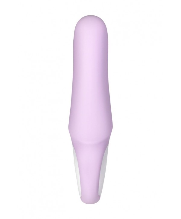 Сиреневый вибратор Satisfyer Charming Smile - 18,5 см.