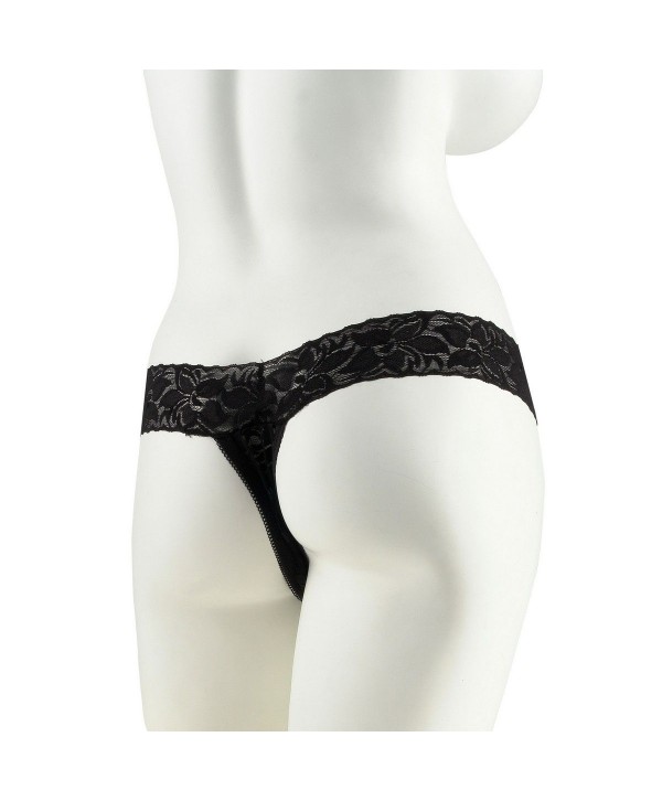 Трусики с силиконовым вибратором Limited Edition Black размера Plus Size