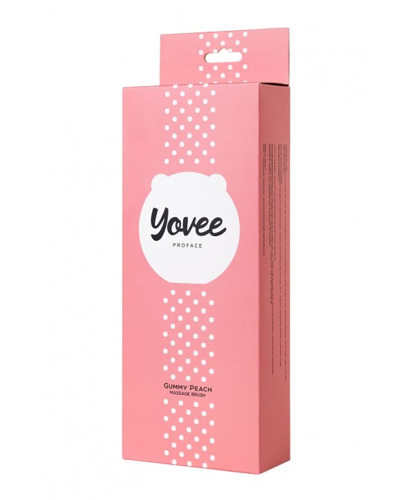 Розовый силиконовый массажер для лица Yovee Gummy Peach