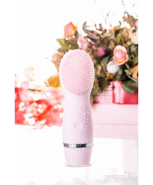 Розовый силиконовый массажер для лица Yovee Gummy Peach