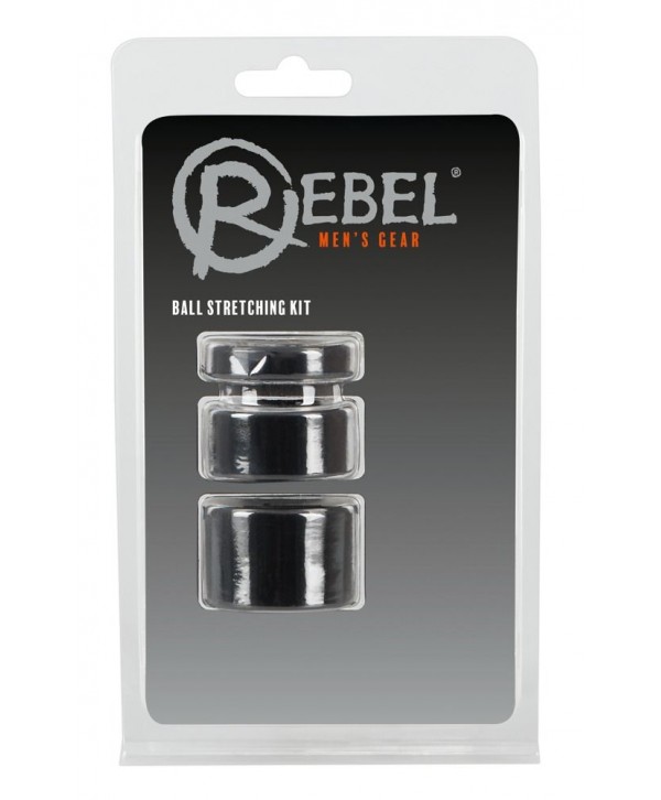 Набор из 3 колец для утяжки мошонки Rebel Ball Stretching Kit