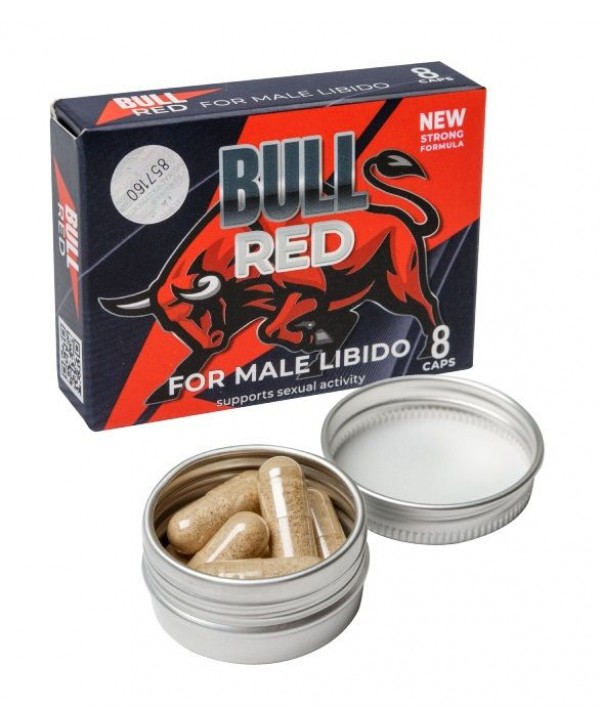 Пищевой концентрат для мужчин BULL RED - 8 капсул